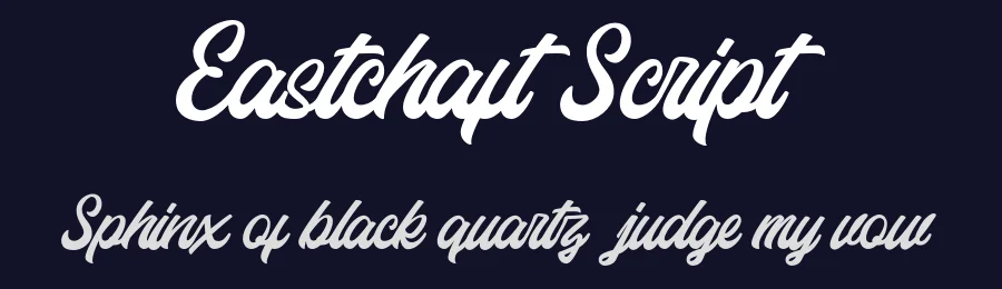 Eastchaft Script by inspiratype — Script Handwritten Font — thumbnail 2