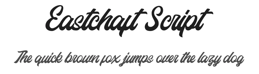 Eastchaft Script by inspiratype — Script Handwritten Font