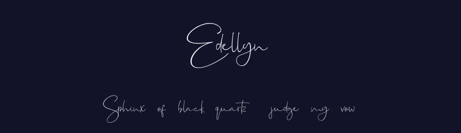 Edellyn by Girinesia 2020 — Script Handwritten Font — thumbnail 2