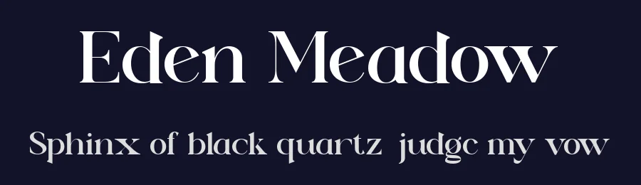 Eden Meadow by Akhmad Husain Rifa'i — Serif Font — thumbnail 2