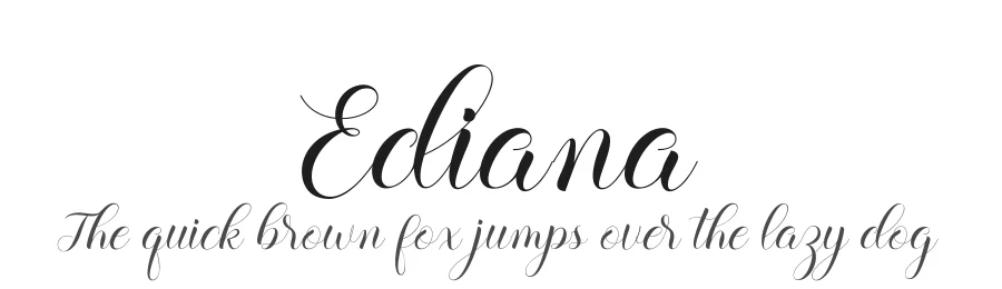 Ediana by Fahri Rizal — Script Handwritten Font