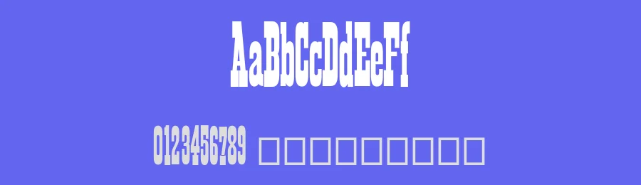 Egyptienne E — Slab Serif Font — thumbnail 3