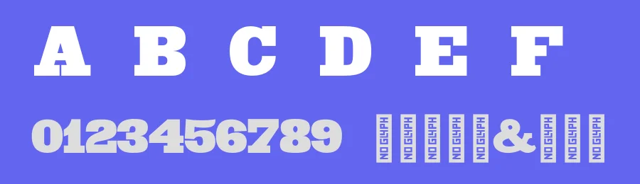 Egyptienne Large by Manon Hourdou, Léana Orsoni, Lorene Tissier — Slab Serif Font — thumbnail 3