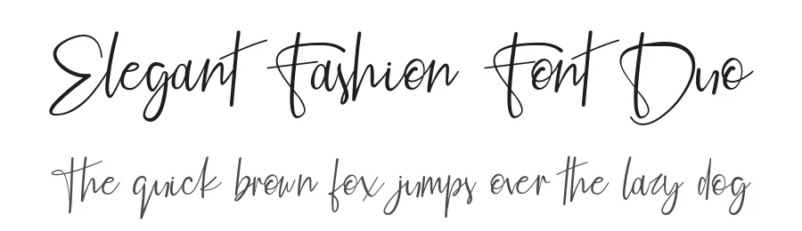 Elegant Fashion Font Duo by Vava Aryanto — Script Handwritten Font