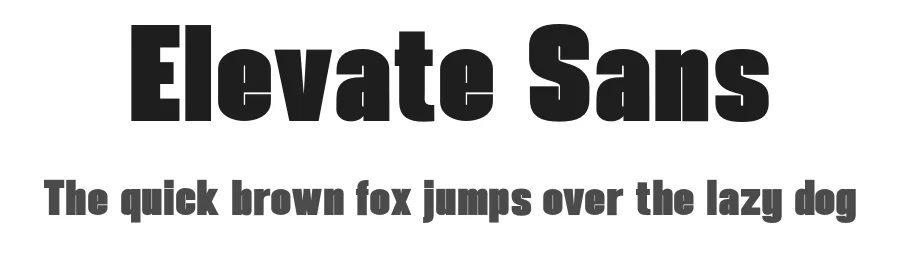 Elevate Sans by Kufic Studio — Sans Serif Font