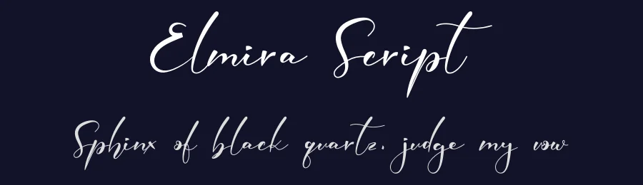 Elmira Script by Nisa Nana — Script Handwritten Font — thumbnail 2