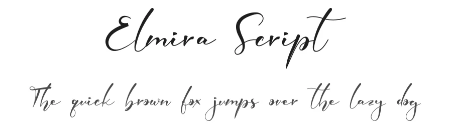 Elmira Script by Nisa Nana — Script Handwritten Font