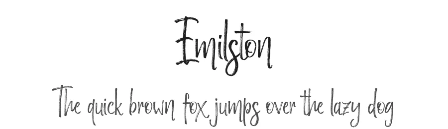 Emilston by Stripes Studio — Script Handwritten Font