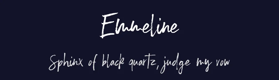 Emmeline — Script Handwritten Font — thumbnail 2