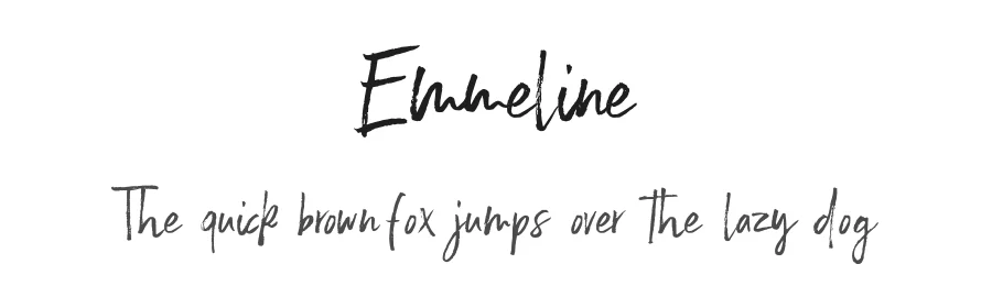 Emmeline β Script Handwritten Font