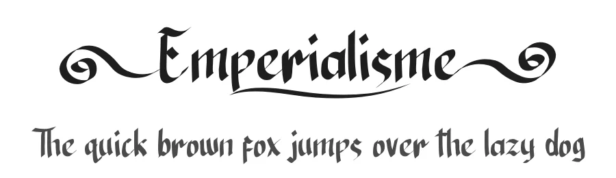 Emperialisme by AHMAD FASHIHULLISAN — Script Handwritten Font