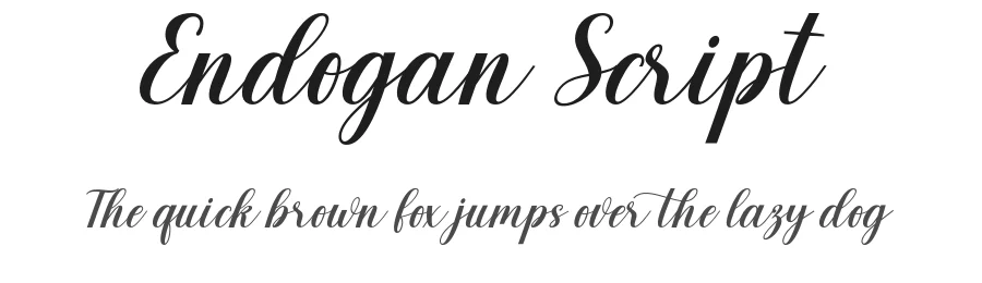 Endogan Script by Gatype — Script Handwritten Font