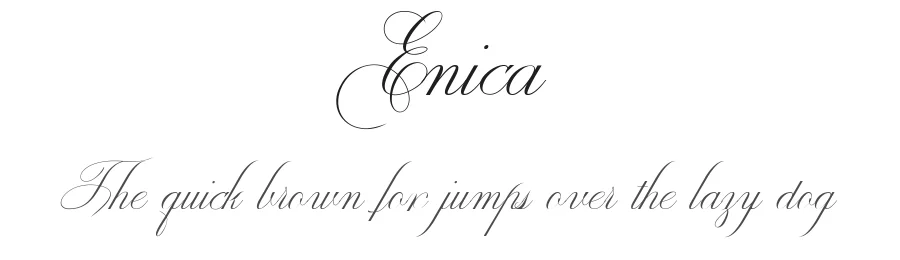 Enica by Eni.Calligraphy X TypeAliens — Script Handwritten Font