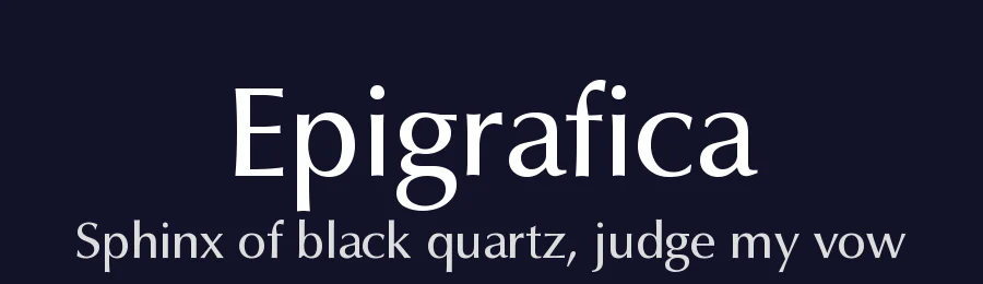 Epigrafica — Sans Serif Font — thumbnail 2