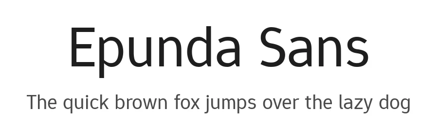 Epunda Sans by Simon Atzbach β Sans Serif Font