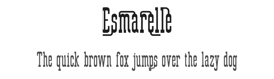 Esmarelle by NDNL Studio — Slab Serif Font
