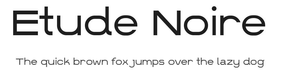 Etude Noire