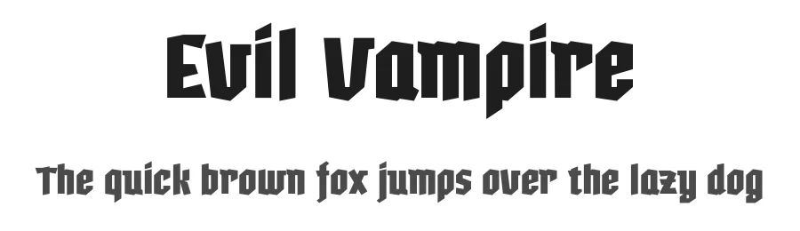 Evil Vampire