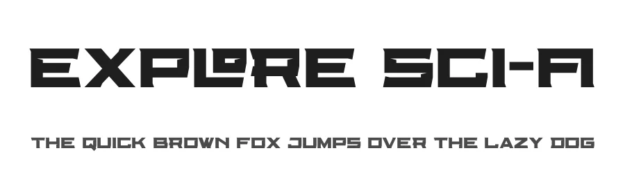 Explore Sci-fi by Gilang Tito Dharmawan — Display Font