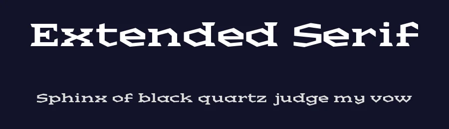 Extended Serif by Daniel Nisbet — Slab Serif Font — thumbnail 2
