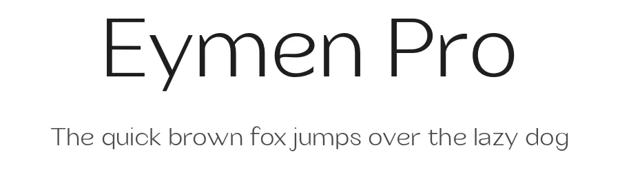 Eymen Pro by Serdar Ozturk — Sans Serif Font