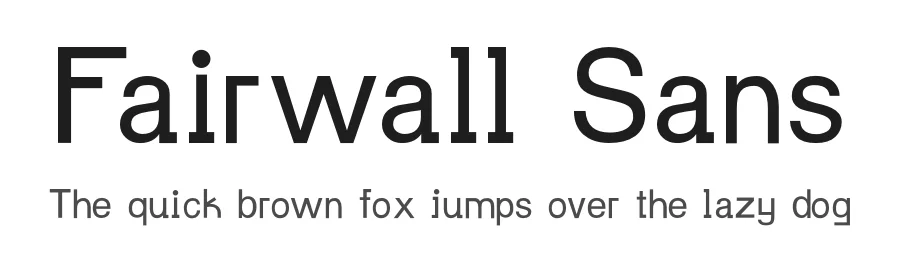 Fairwall Sans by Pavel Bruev — Sans Serif Font
