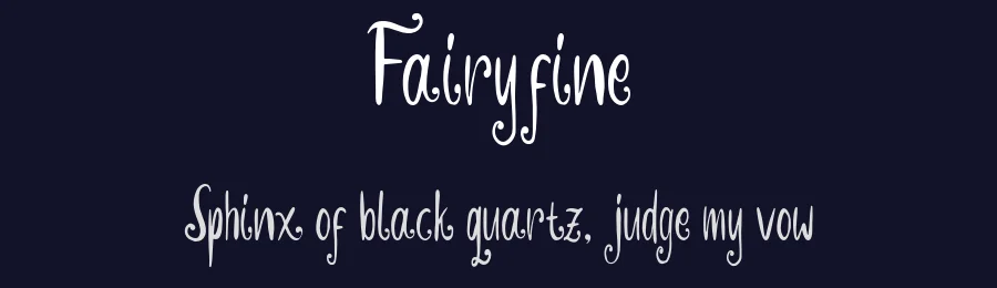 Fairyfine by Amelia Dian Isnaini — Script Handwritten Font — thumbnail 2