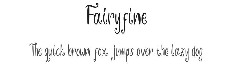 Fairyfine by Amelia Dian Isnaini β Script Handwritten Font
