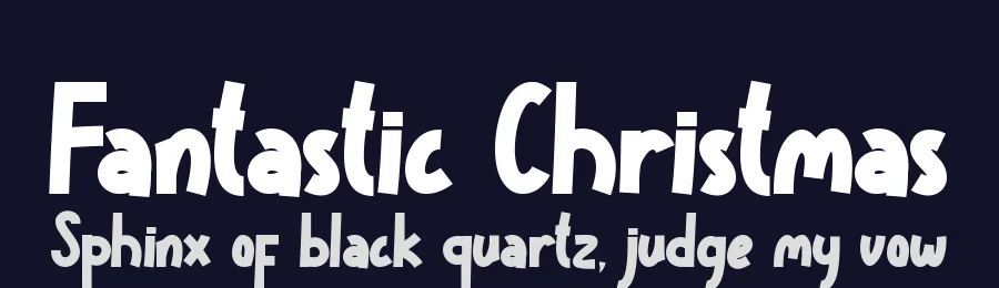 Fantastic Christmas by Yoga Letter 2021 (Isroni Yoga Prasetya) — Display Font — thumbnail 2