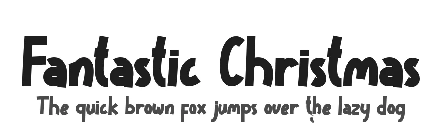 Fantastic Christmas by Yoga Letter 2021 (Isroni Yoga Prasetya) โ Display Font