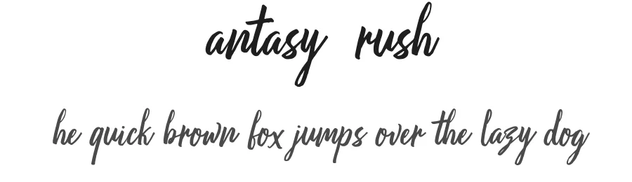 Fantasy Brush by Fontysia β Script Handwritten Font