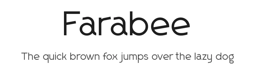 Farabee by Dimitri Antonov β Sans Serif Font