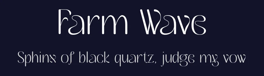 Farm Wave by Ekayasa | Authentype — Display Font — thumbnail 2