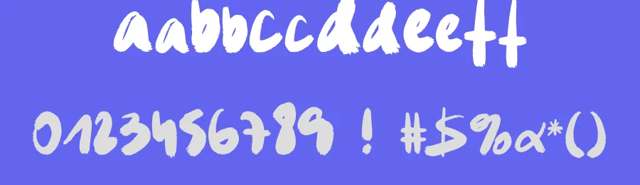 Fat Brush by LilaVert — Script Handwritten Font — thumbnail 3