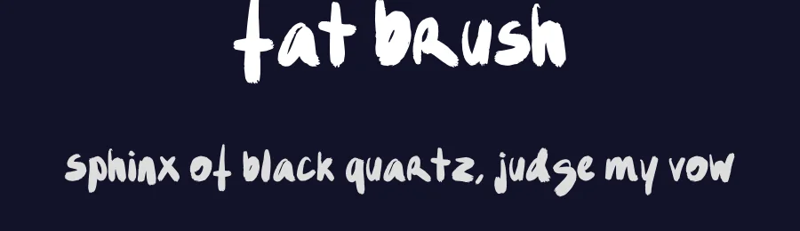 Fat Brush by LilaVert — Script Handwritten Font — thumbnail 2