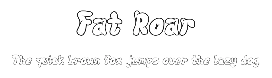 Fat Roar by Tokopress Team — Display Font