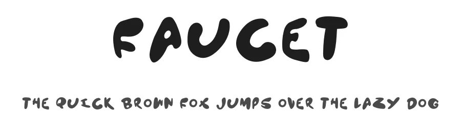 Faucet — Script Handwritten Font