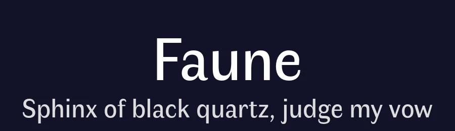Faune by Alice Savoie — Sans Serif Font — thumbnail 2