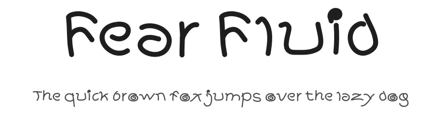 Fear Fluid β Script Handwritten Font