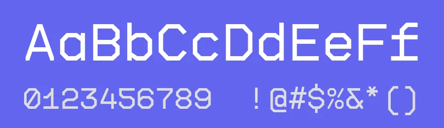 Feature Mono by Sia Vrublevskaya — Sans Serif Font — thumbnail 3