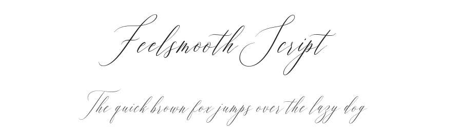 Feelsmooth Script by Solidtype — Script Handwritten Font