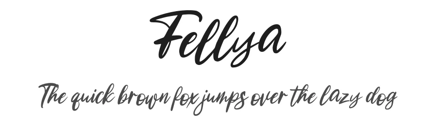 Fellya by Stripes Studio — Script Handwritten Font