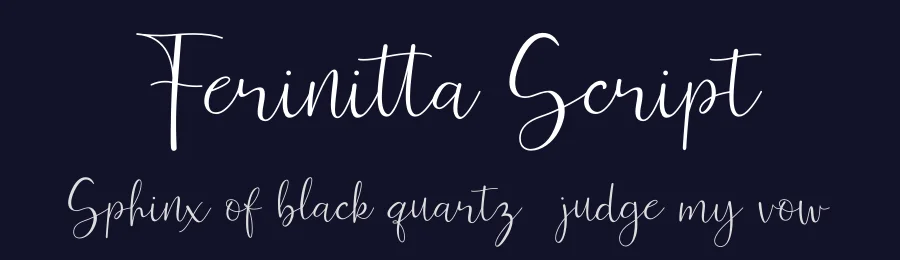 Ferinitta Script by Ef Studio  2019 — Script Handwritten Font — thumbnail 2