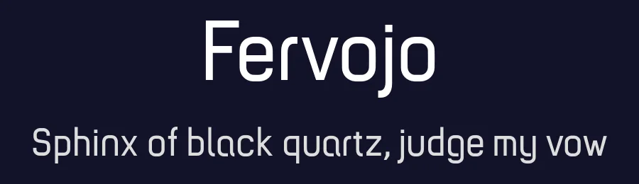 Fervojo by kohakuno — Sans Serif Font — thumbnail 2