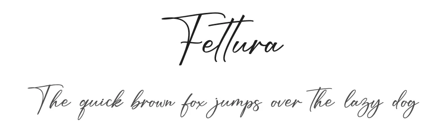 Fettura by Khaidir — Script Handwritten Font