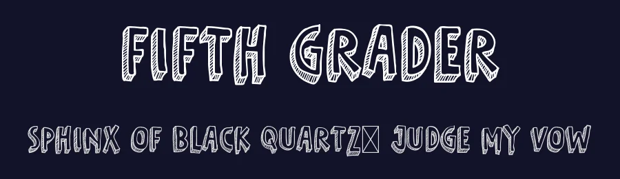 Fifth Grader by Sahirul — Script Handwritten Font — thumbnail 2