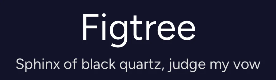 Figtree by Erik Kennedy — Sans Serif Font — thumbnail 2