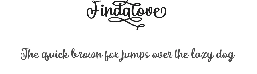 Findalove by Lettersweet — Script Handwritten Font