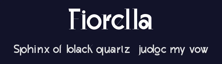 Fiorella by Muksalcreative — Display Font — thumbnail 2