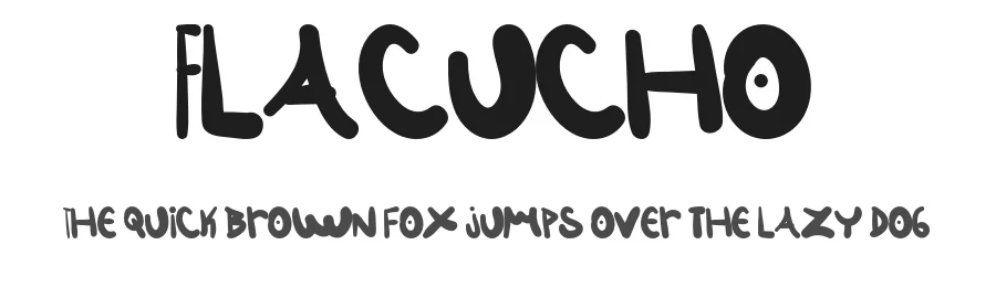 Flacucho by Gallardo, Gonzalo β Script Handwritten Font